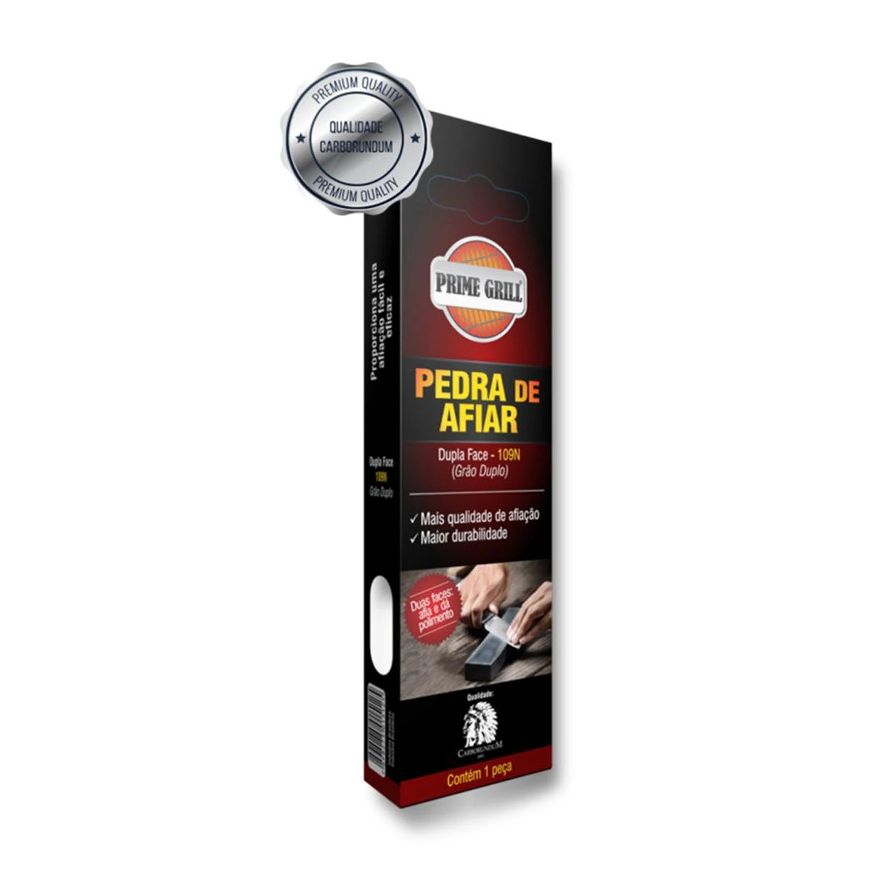 Pedra de Afiar Dupla Face Prime Grill