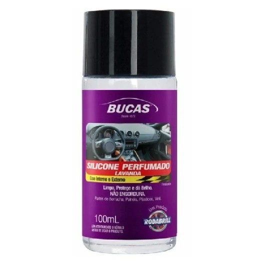 Silicone Bucas Líquido Rodabrill Lavanda Limpa e Protege 100ml