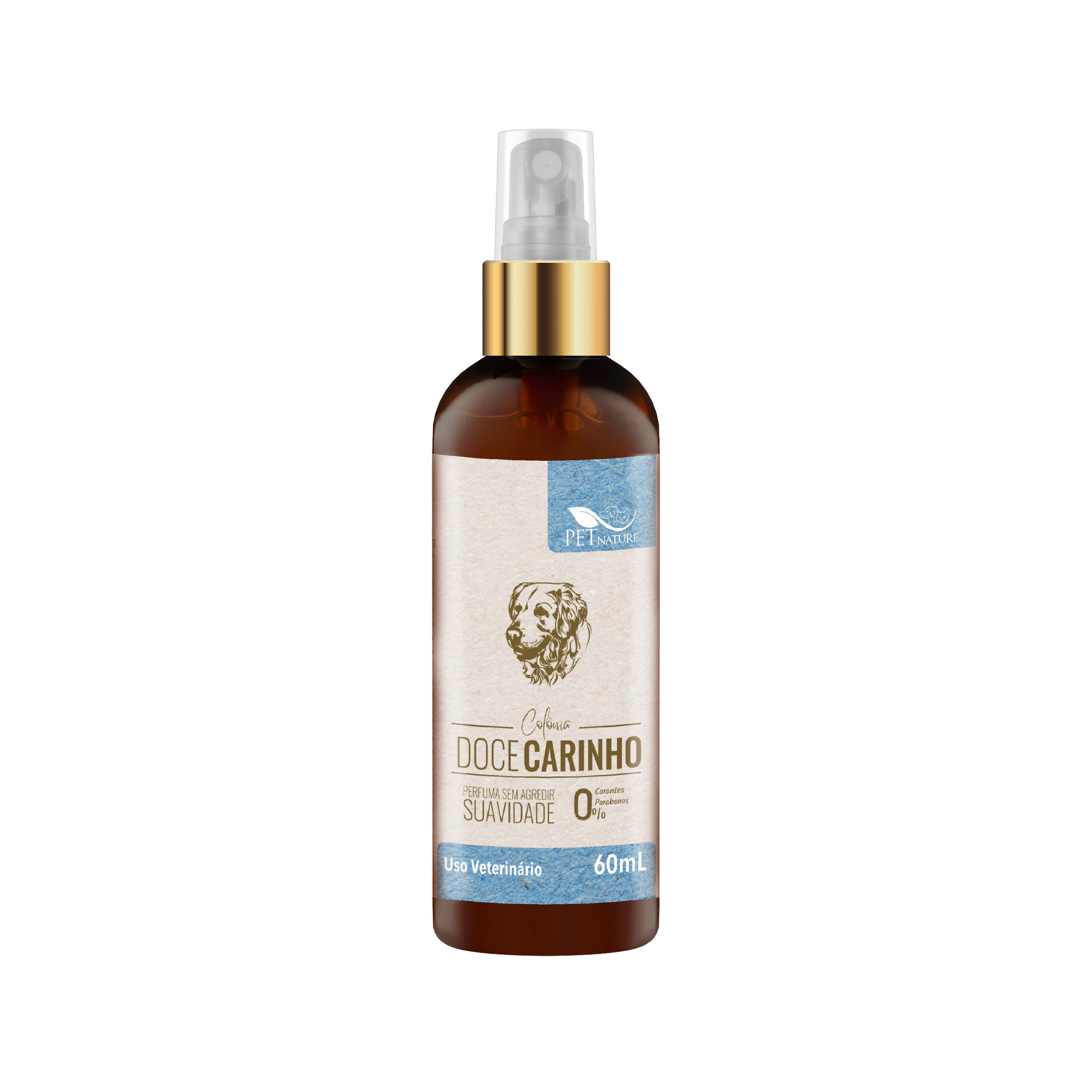 Colonia Pet Nature Doce Carinho 60ml 16501 Interbrilho
