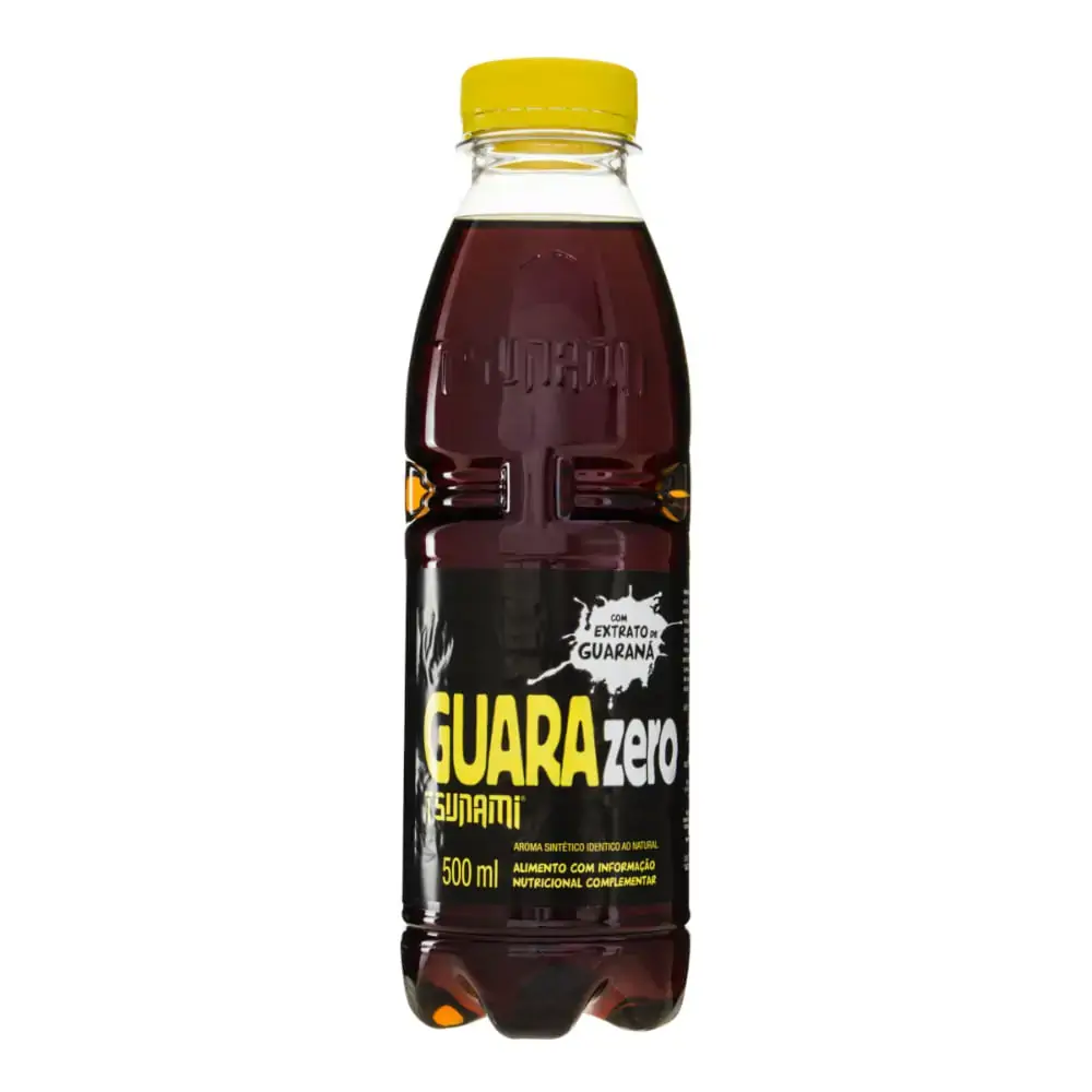 Suco Guaraná Zero Açúcar Tsunami Garrafa 500ml