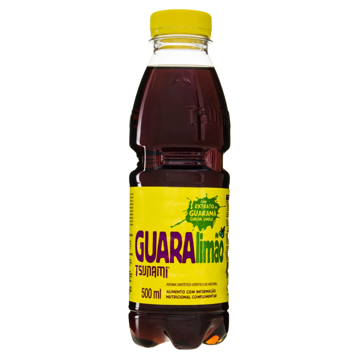 Suco Guaraná E Limão Tsunami Garrafa 500ml