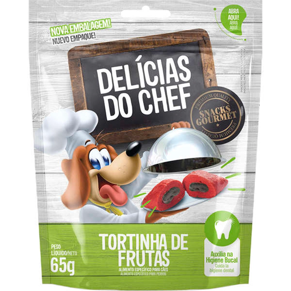 Delicias Do Chef Tortinha De Frutas 65g