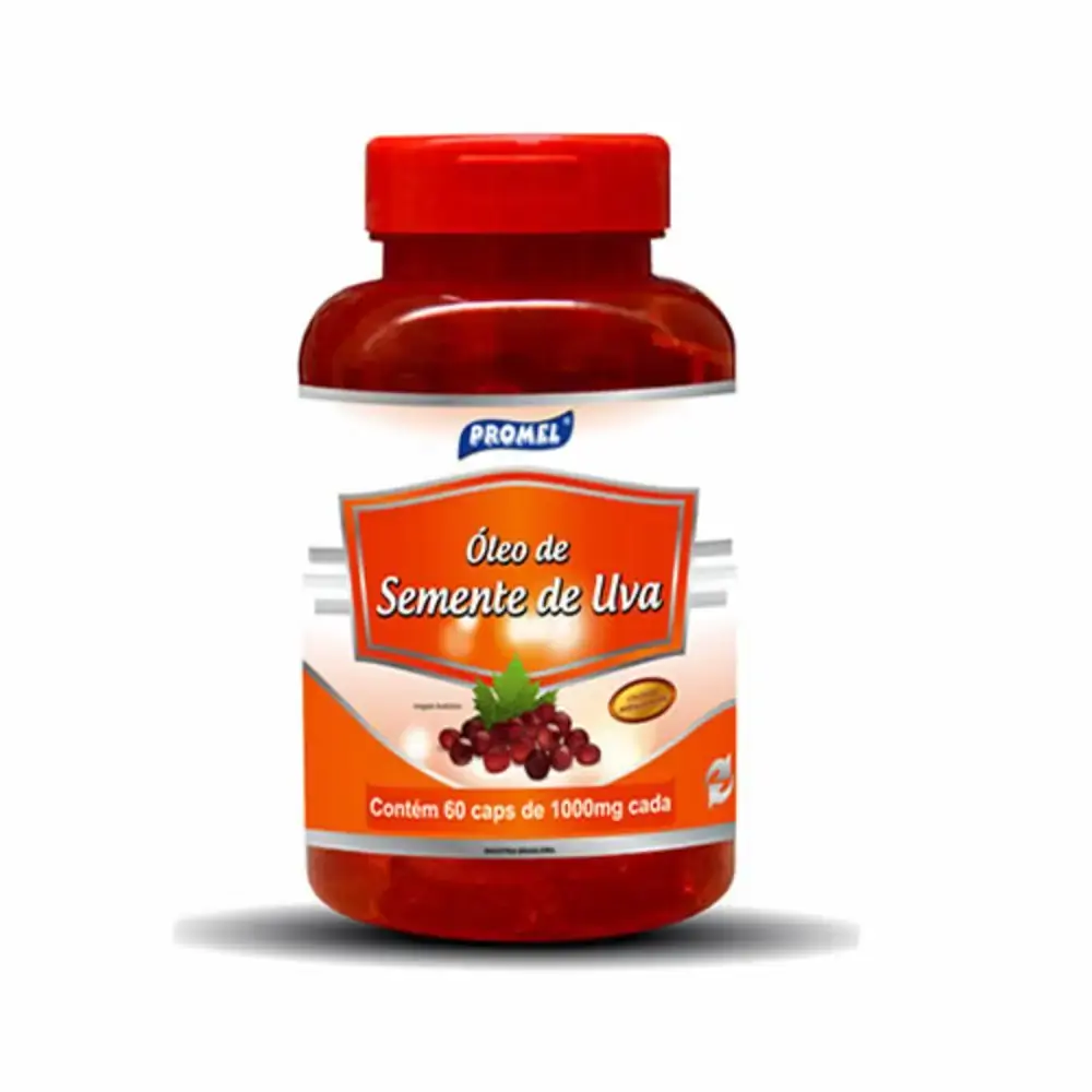 Promel Semente De Uva 60 Caps. 520mg Fitoterápicos
