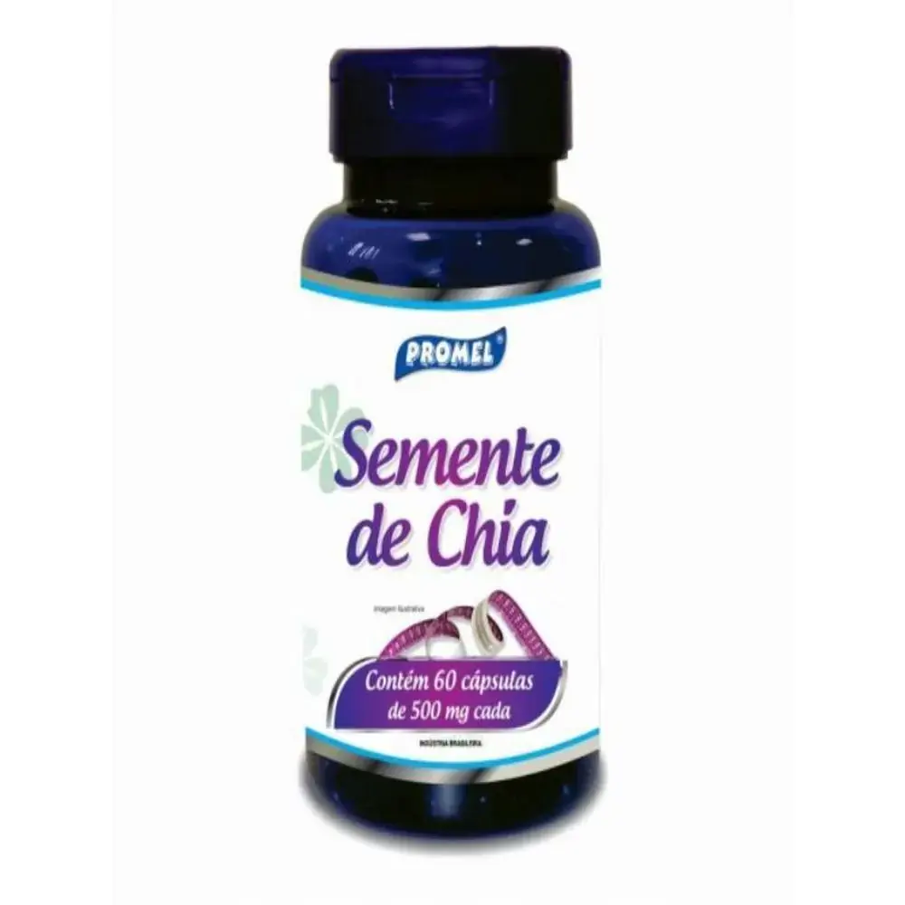Semente De Chia 60 Caps 500mg Promel