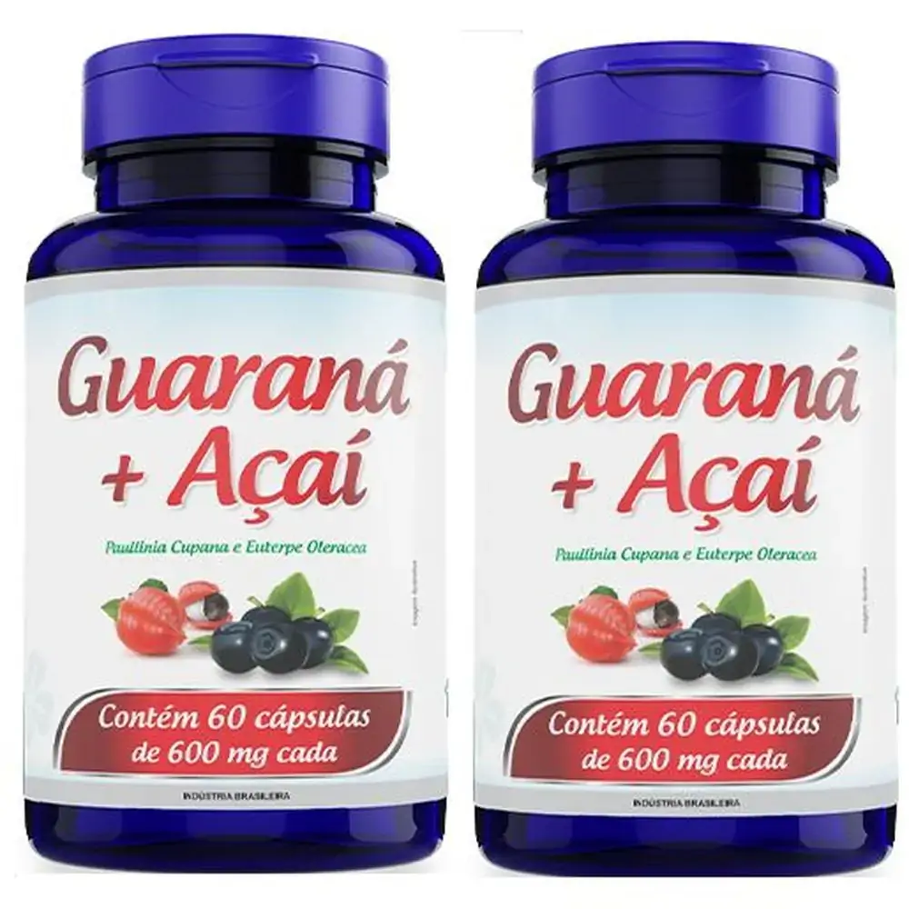Guarana Acai 60caps 600mg Promel