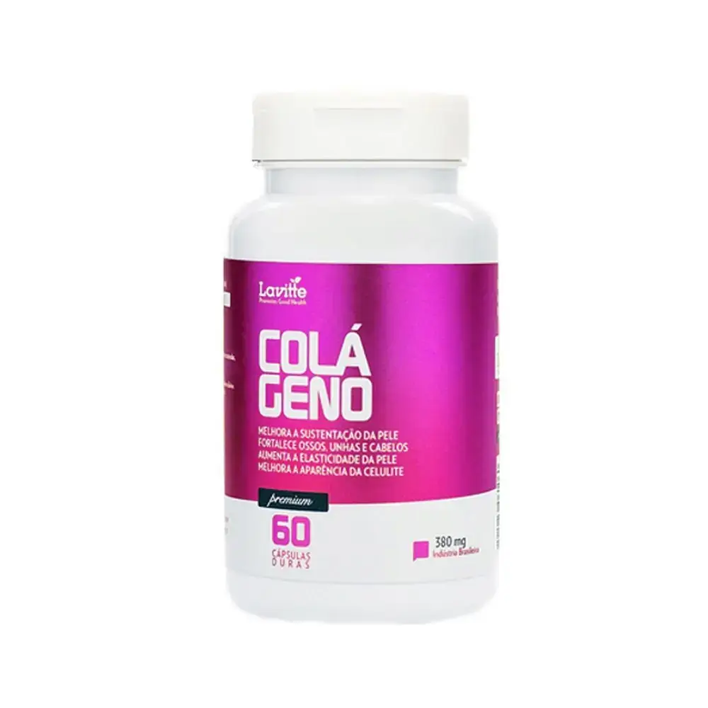 Colageno Com Vitaminas E Minerais 60 Caps