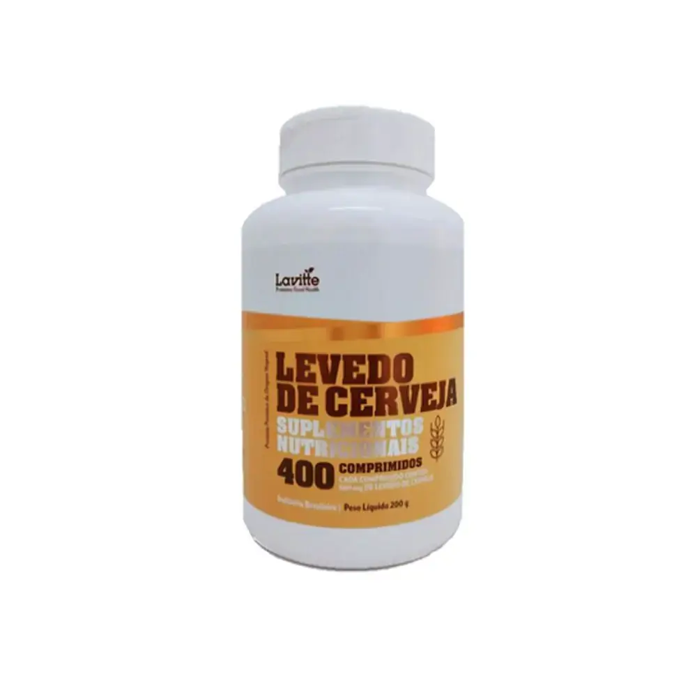 Levedo De Cerveja 500mg 400 Comprimidos Lavite Maskate