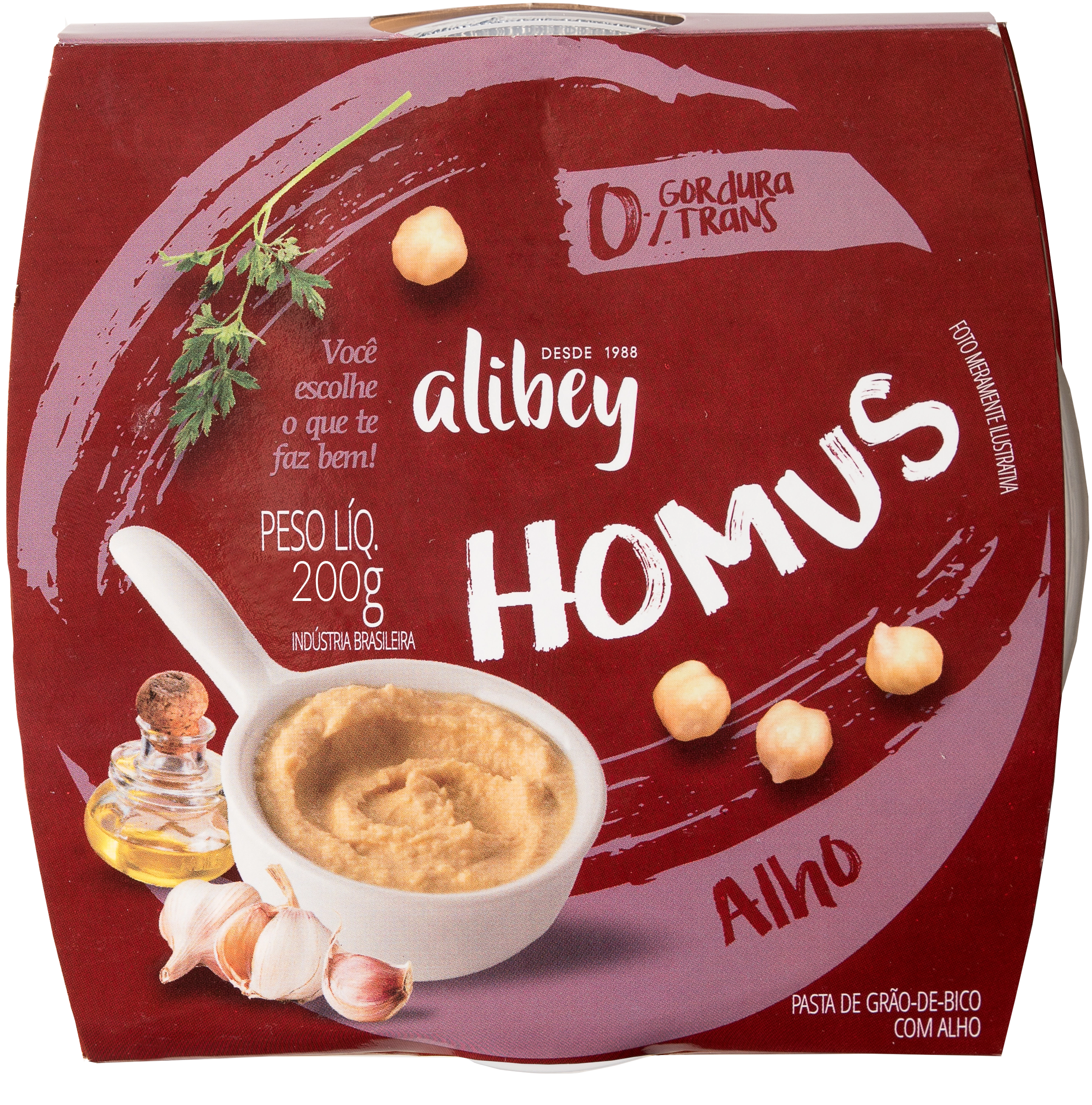 Homus Alho Alibey Pote 200g