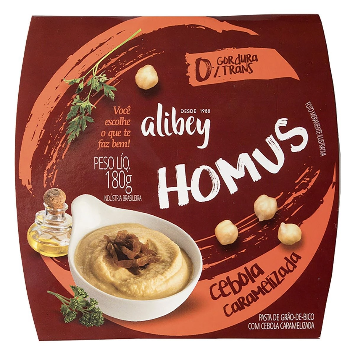 Homus Cebola Caramelizada Alibey Pote 200g