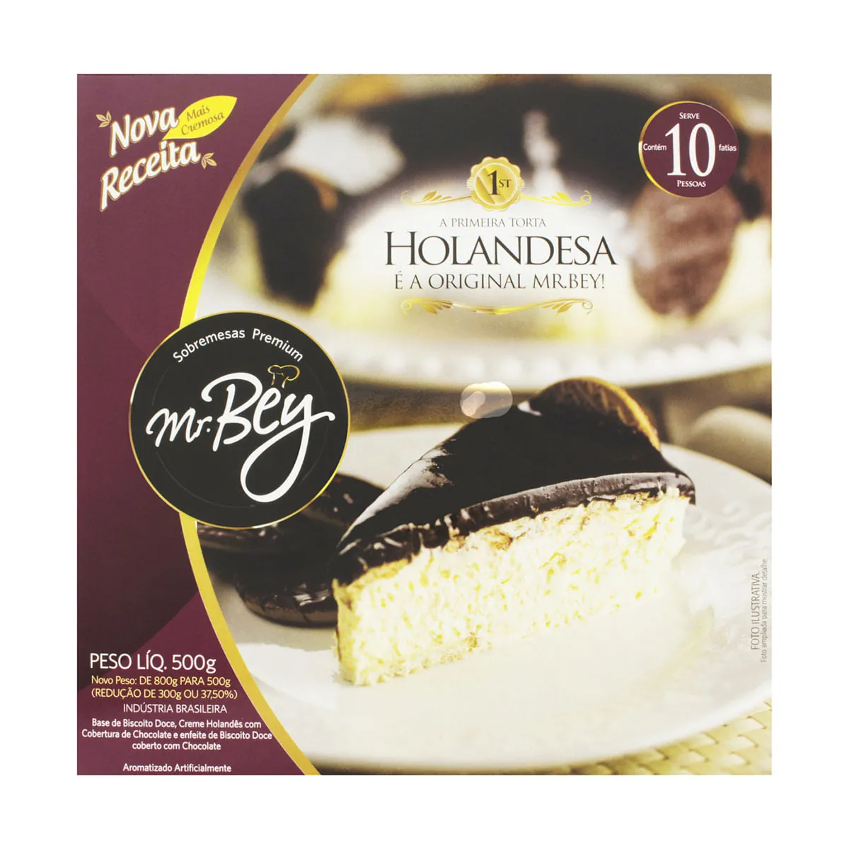 Torta Holandesa Congelada Mr. Bey 500g
