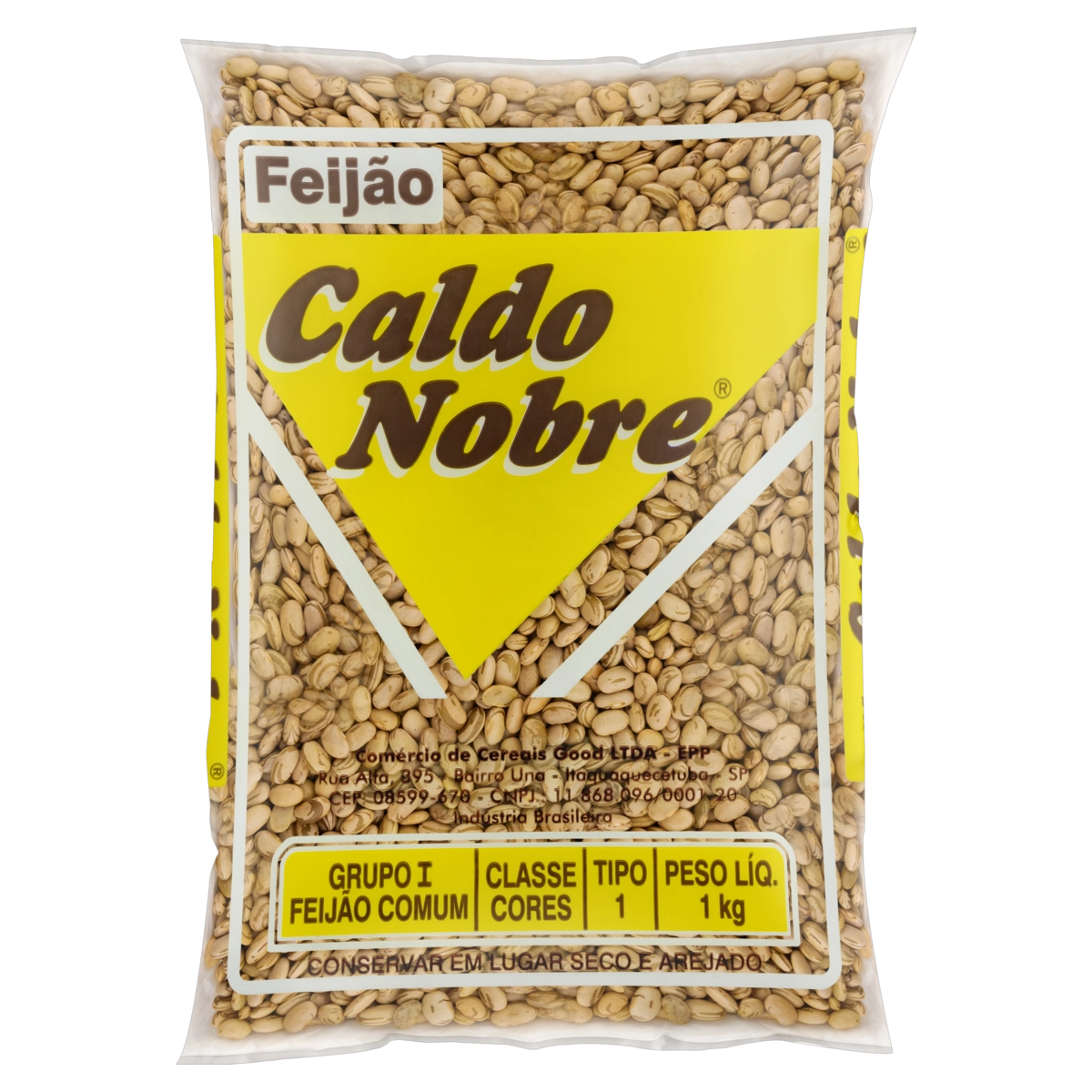 Feijão Carioca Tipo 1 Caldo Nobre Pacote 1kg