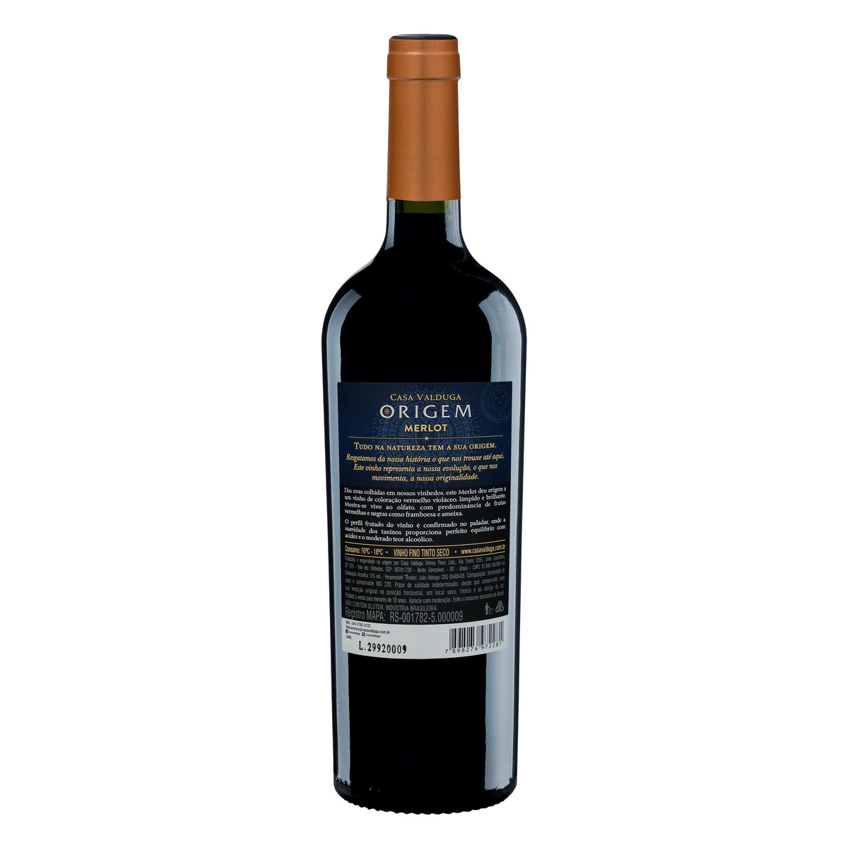 Vinho Bra Casa Valduga Origem Merlot 750ml