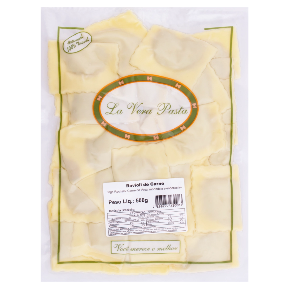 Ravioli de Carne LA VERA PASTA 500g