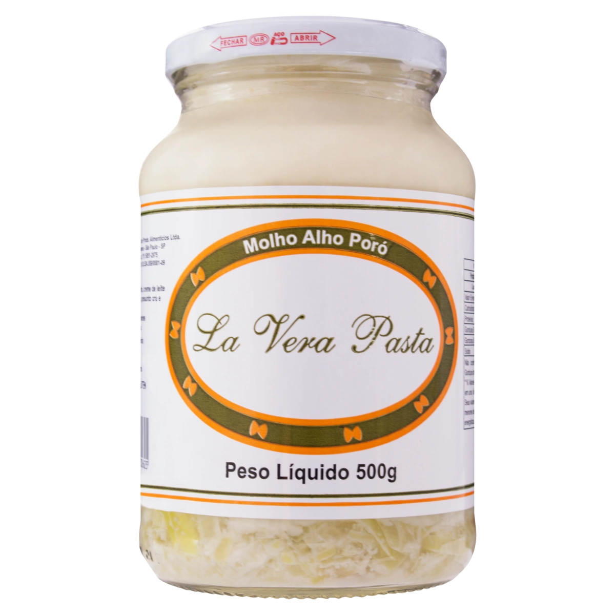 Molho Alho Poró La Vera Pasta Vidro 500g