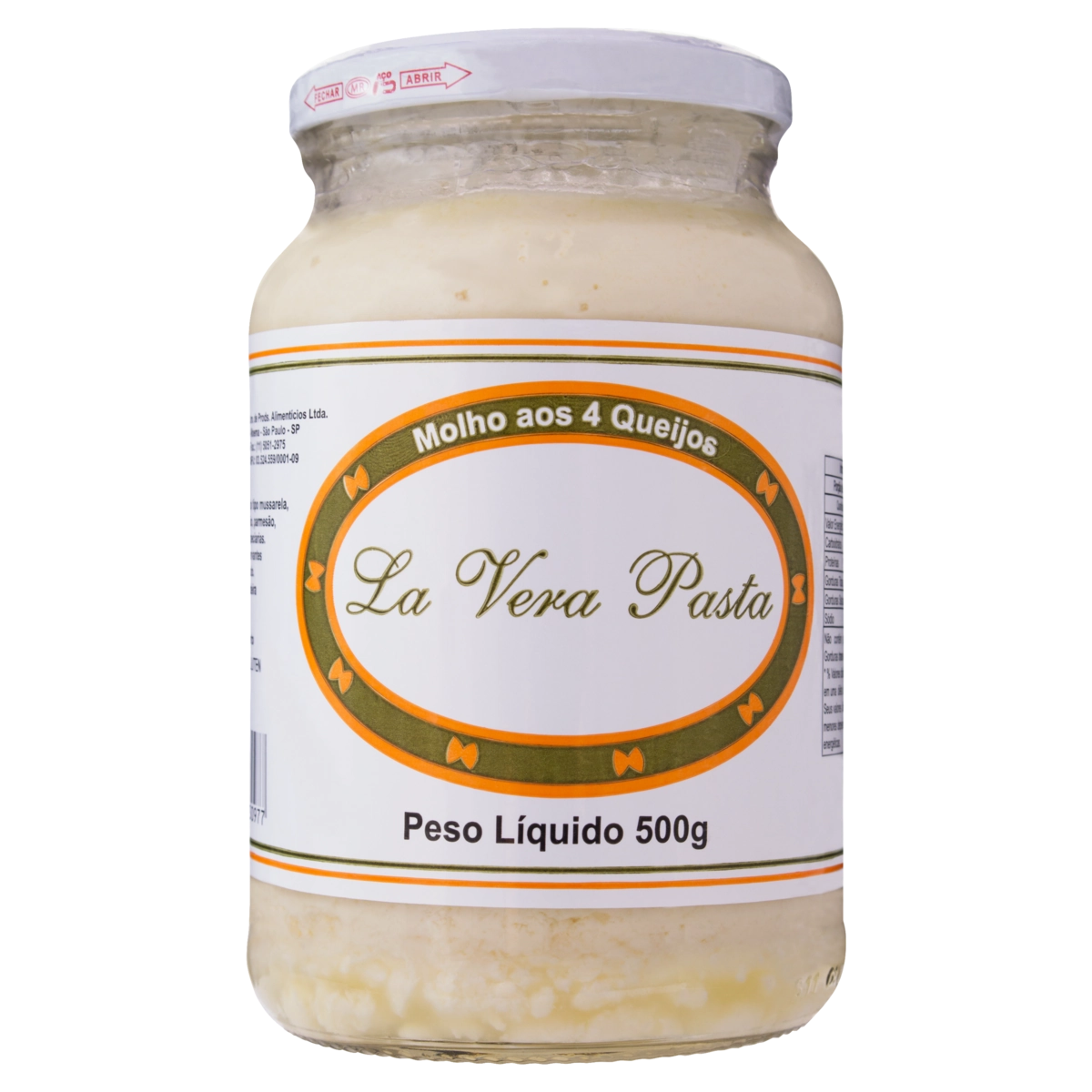 Molho 4 Queijos LA VERA PASTA 500g