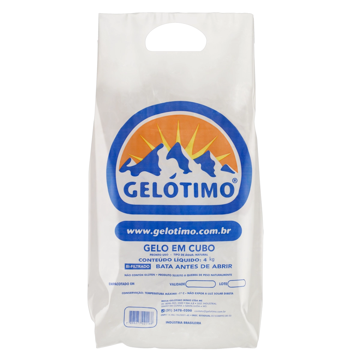 Gelo Cubos Gelótimo 4kg