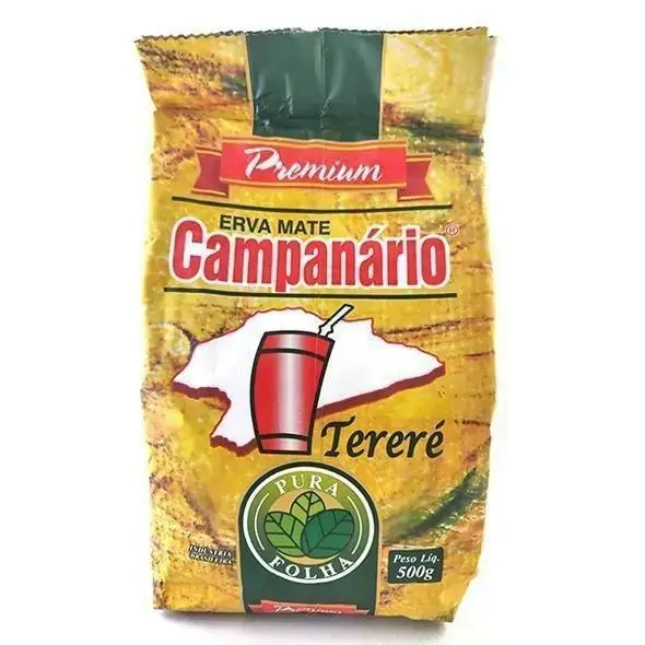 Erva Mate Pura Folha Premium 500g Campanario
