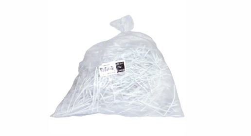 Fecho Plastico Branco 1kg Ebeg