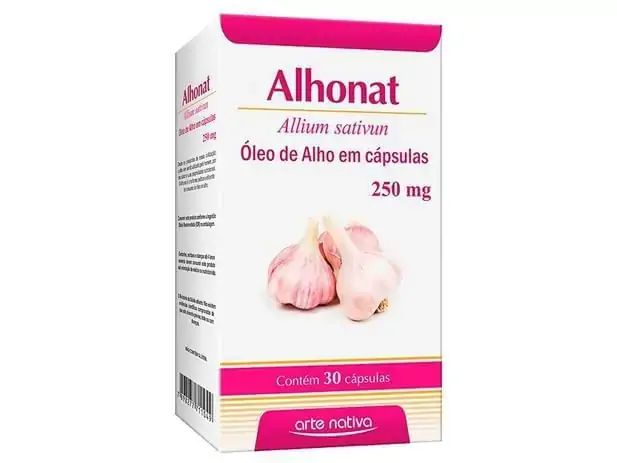 ALHONAT 250 MG 30 CA OLEO DE ALHO ARTE NATIVA