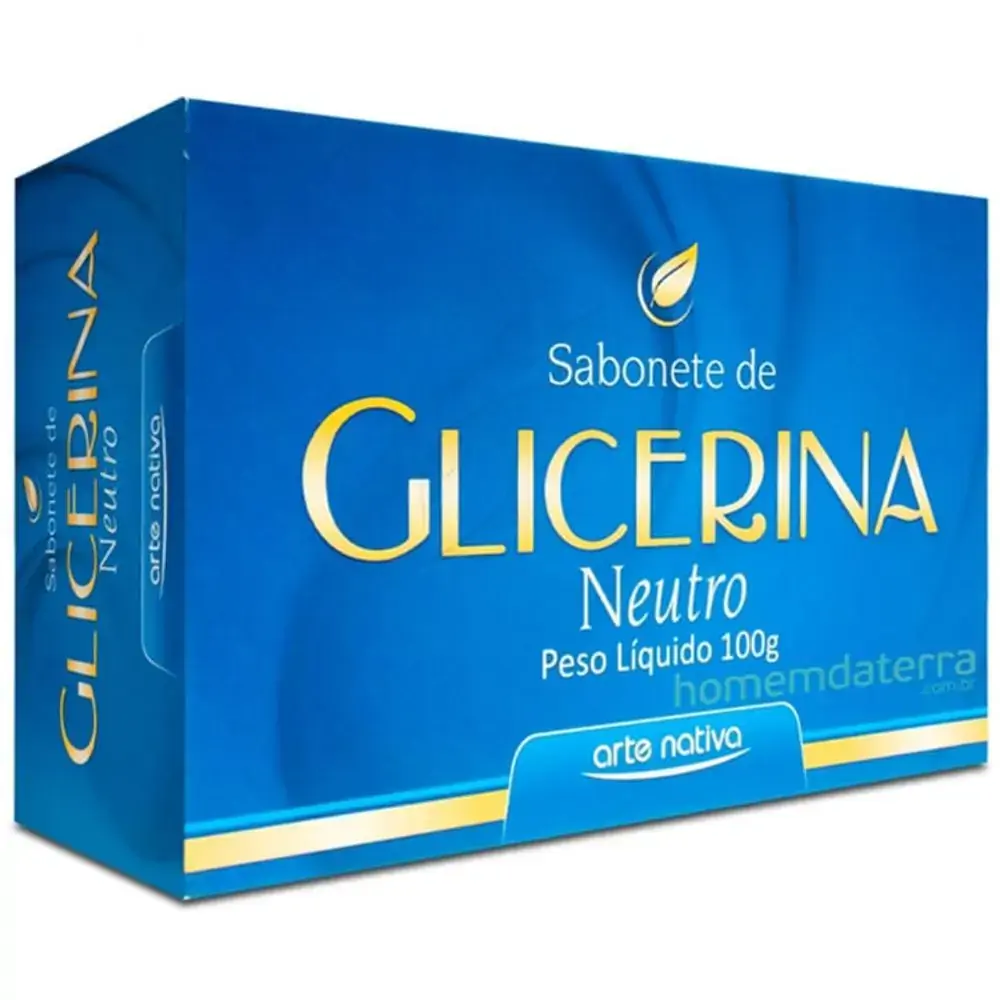 Sabonete Barra De Glicerina Neutro Arte Nativa Caixa 100g