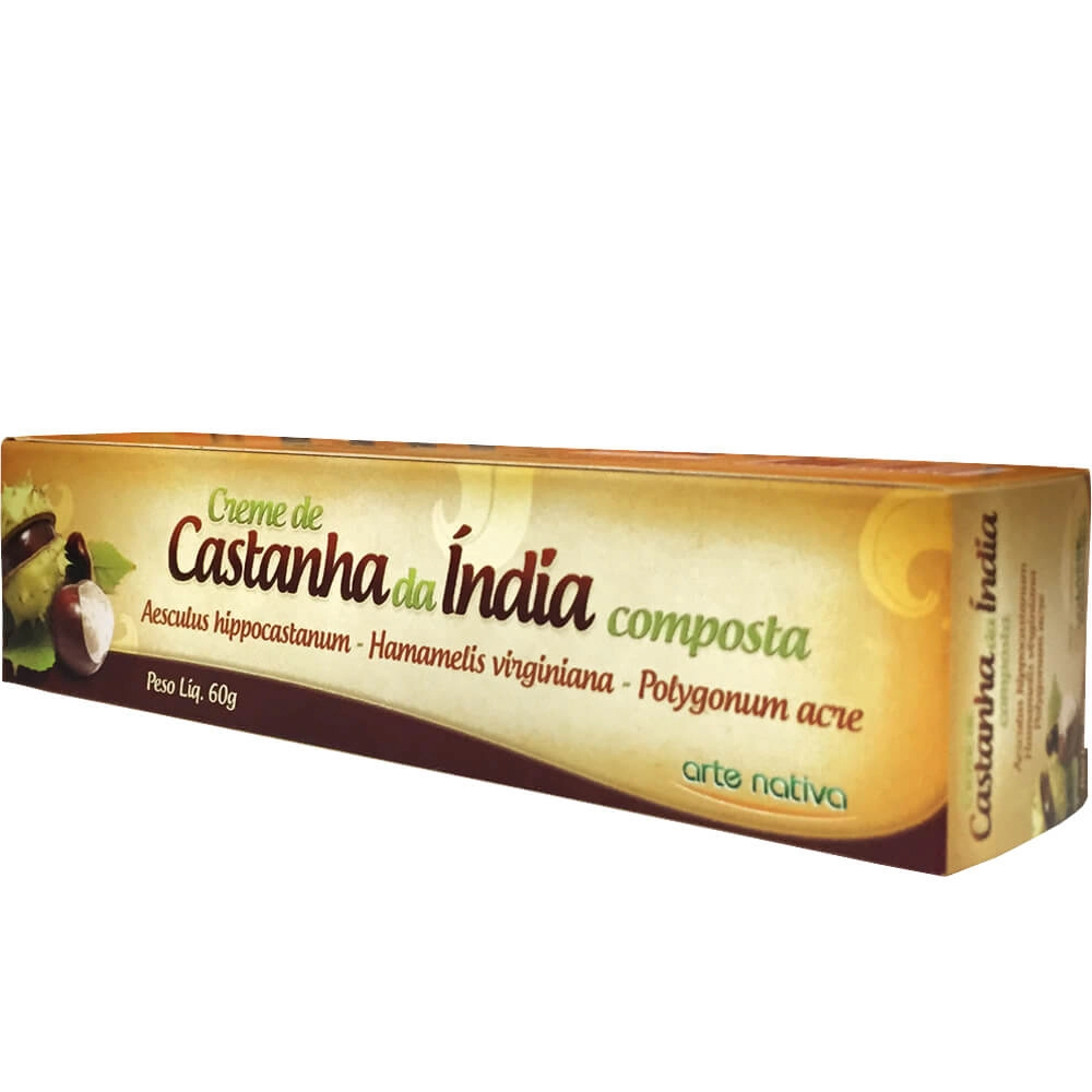 CASTANHA DA INDIA creme 60g - ARTE NATIVA