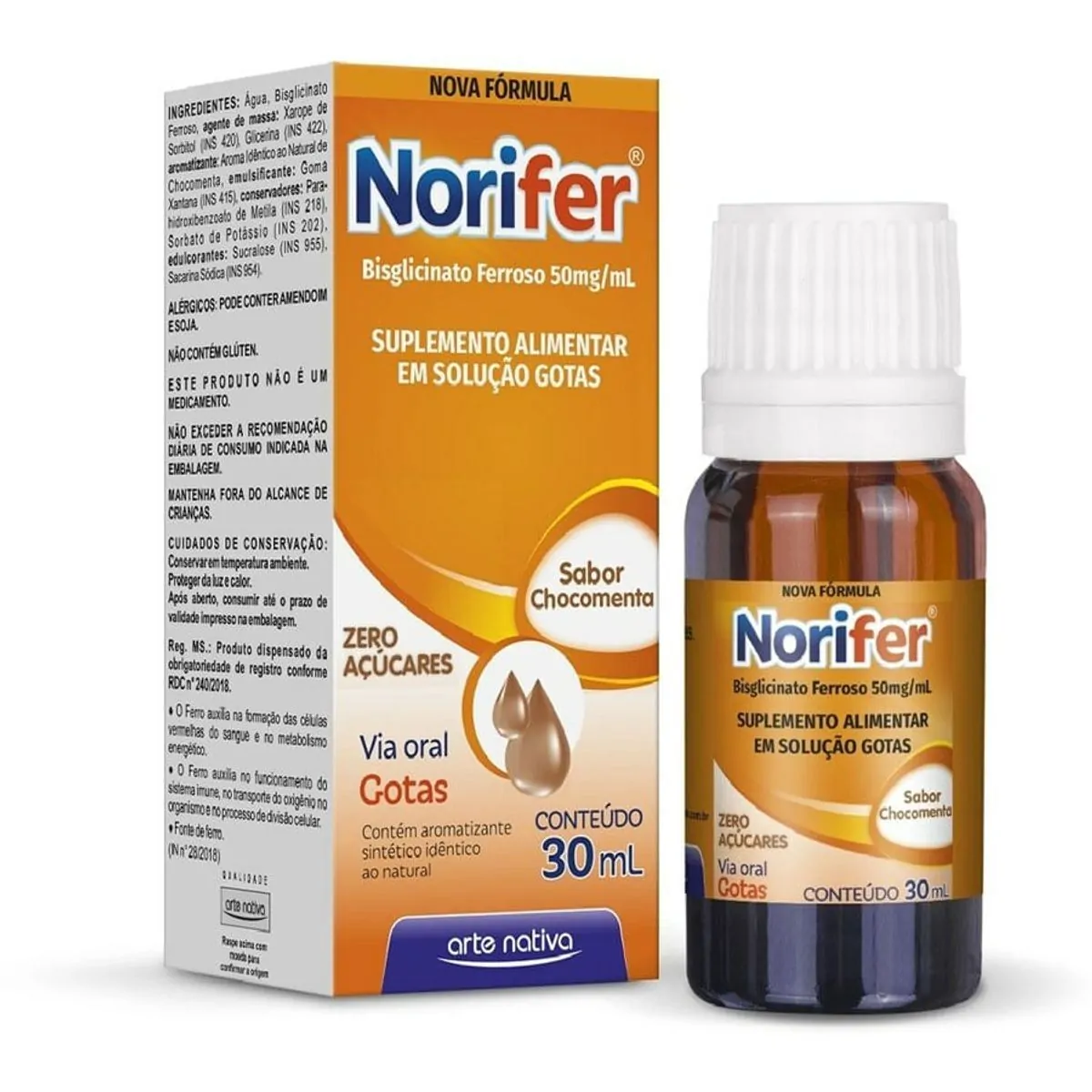 Norifer Gotas 30ml D.leite Arte Nativa