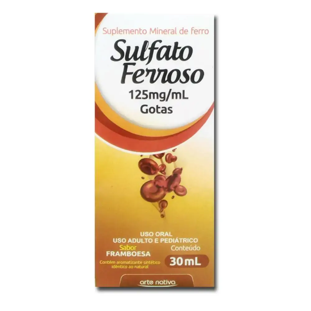 3 sulfato ferroso gotas 30ml arte nativa KIT
