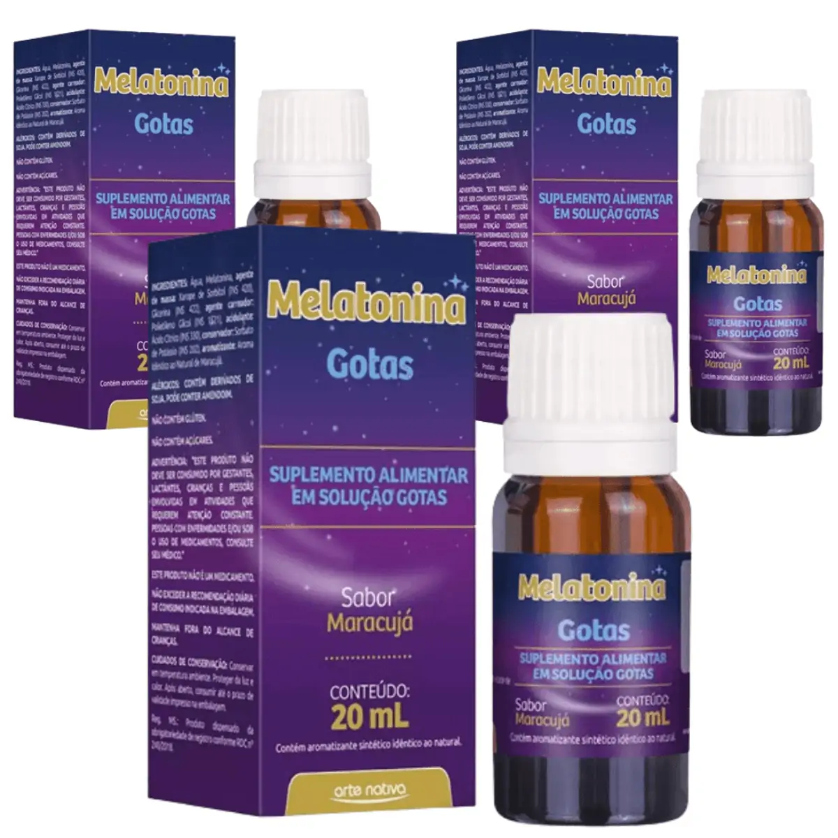 Melatonina Gotas 20ml Arte Nativa