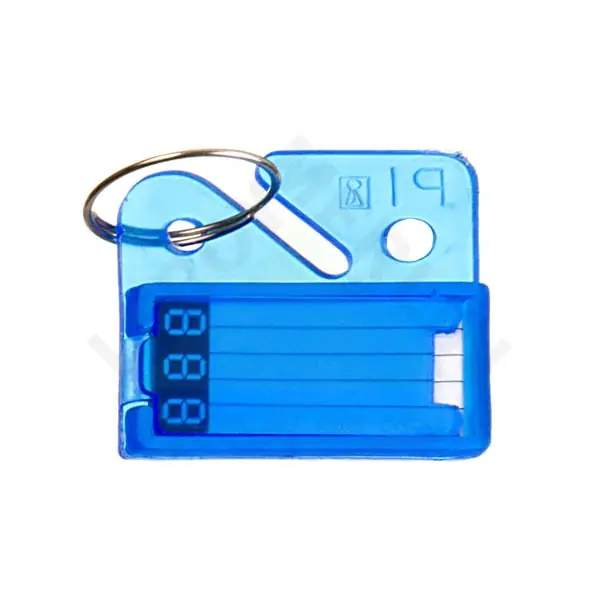 Porta Etiqueta PVC Azul 25 jogos