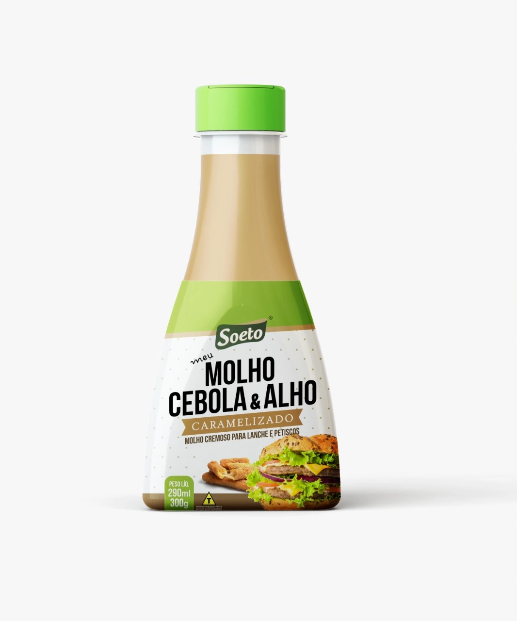 Molho Lanche Soeto 300g Cebola E Alho