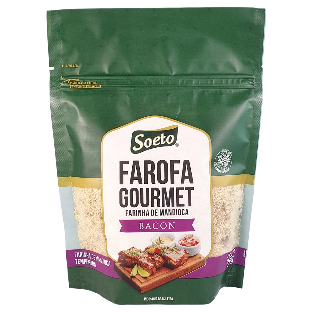 Farofa Gourmet Bacon Soeto 300gr