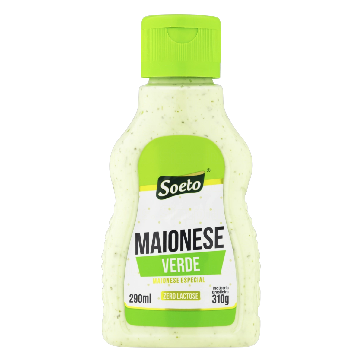 Maionese Verde Zero Lactose Soeto Squeeze 310g