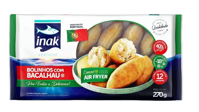 Bolinhos De Bacalhau Inak 270g P/air Frair