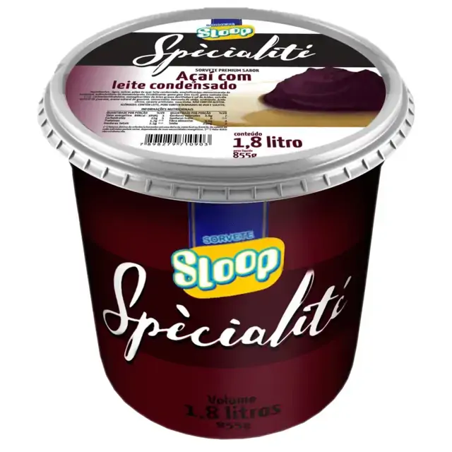 Sorvete Sloop Specialiti Acai Mesclado