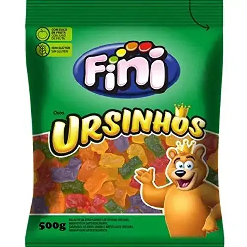 Bala Fini Sweets Ursinhos Brilho 500g