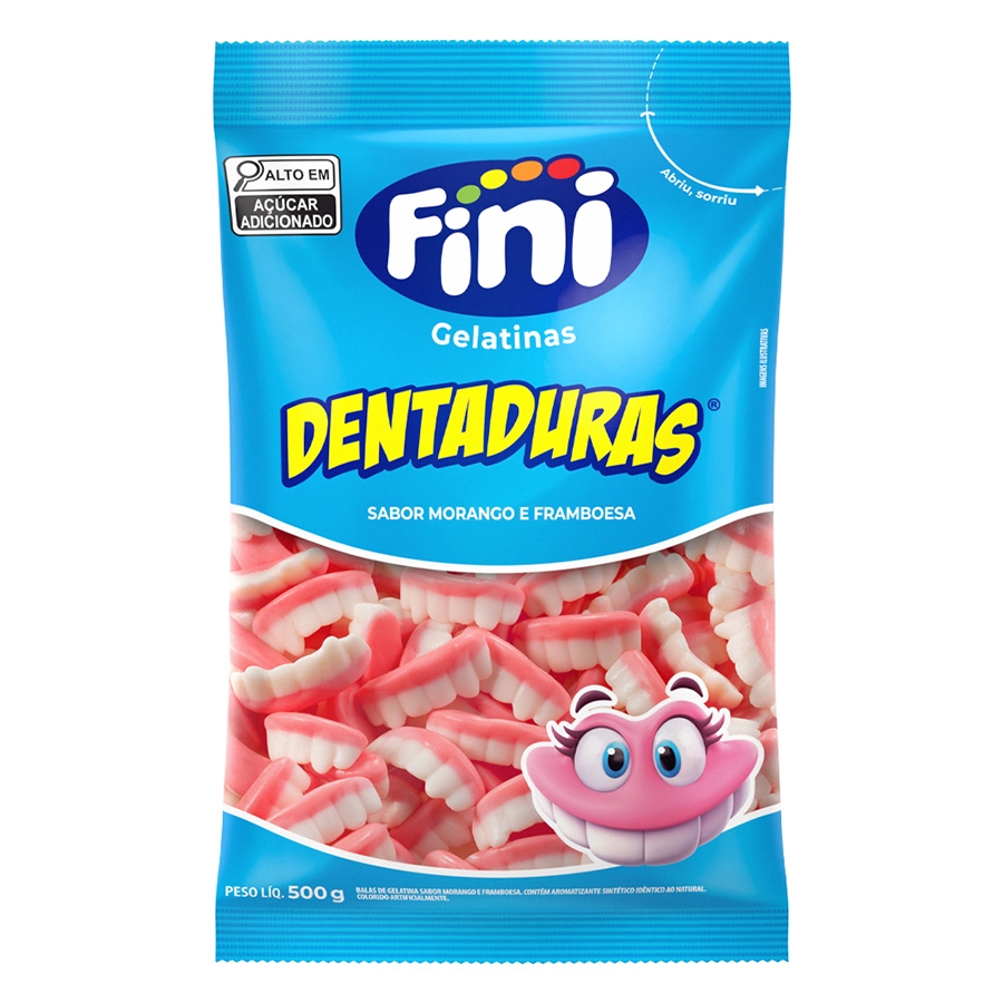 Bala De Gelatina Fini Dentaduras