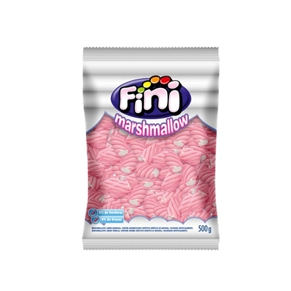 Marshmallow Fini Listrado Morango