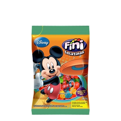 Bala De Gelatina Fini Mickey