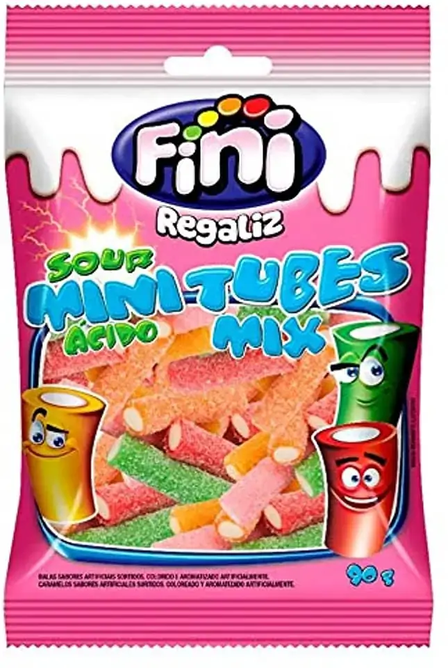 Bala Fini Mini Tube Mix Maracuja