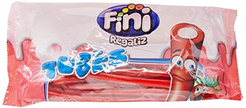 Bala Regaliz Fini Tubes Morango