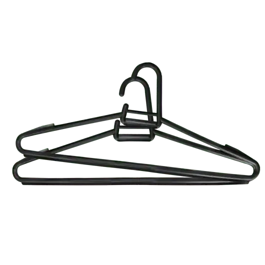 Cabide Arqplast Preto C/6 Unidade