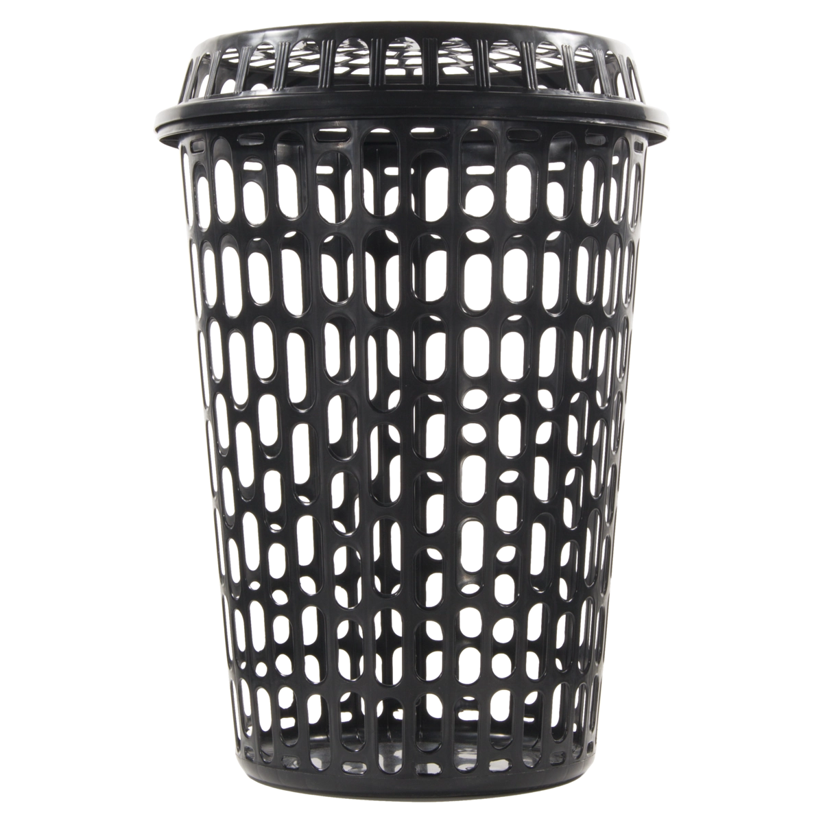 Cesto Telado Com Tampa Preto 60l Arqplast 44,5cm X 64cm