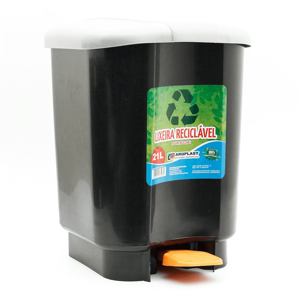 Lixeira Reciclavel 21l 1pç