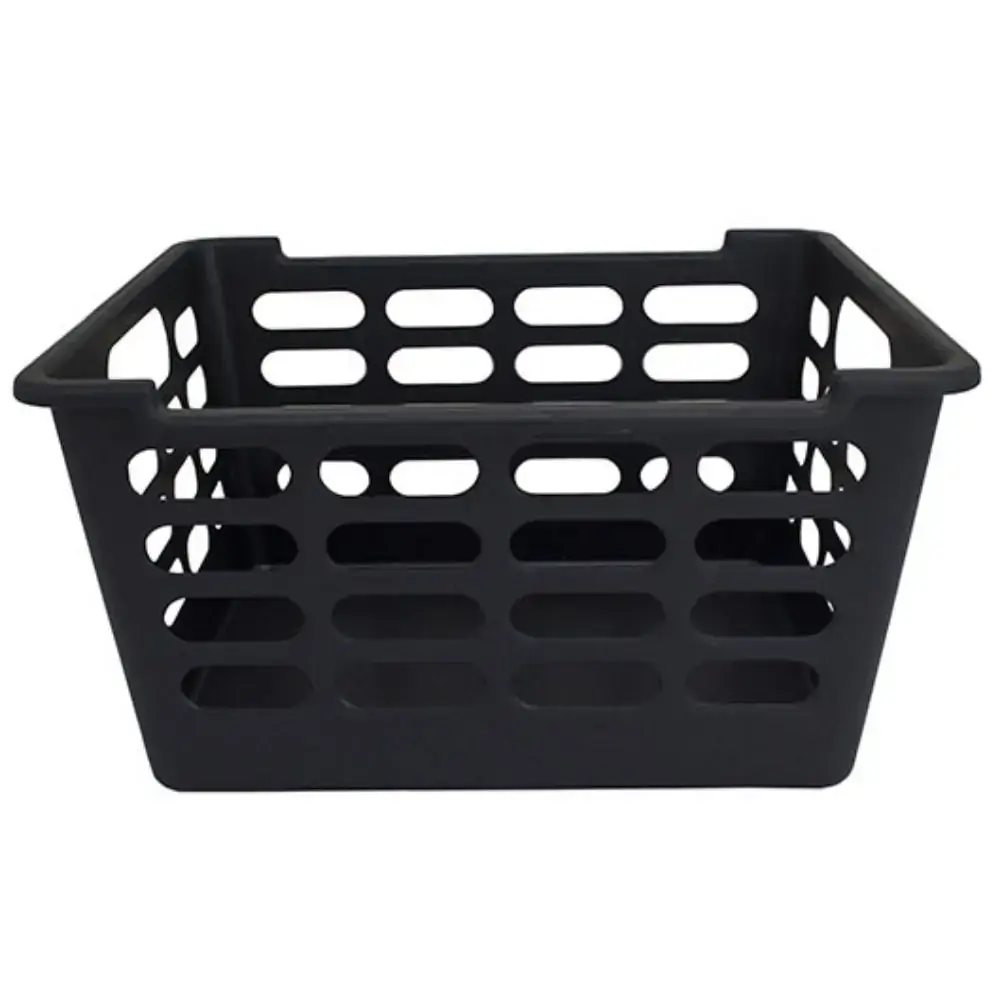 Organizador De Plastico Retangular C/alca Atenas Preto