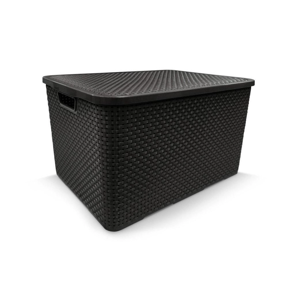Caixa Arqplast Rattan 7l Preto