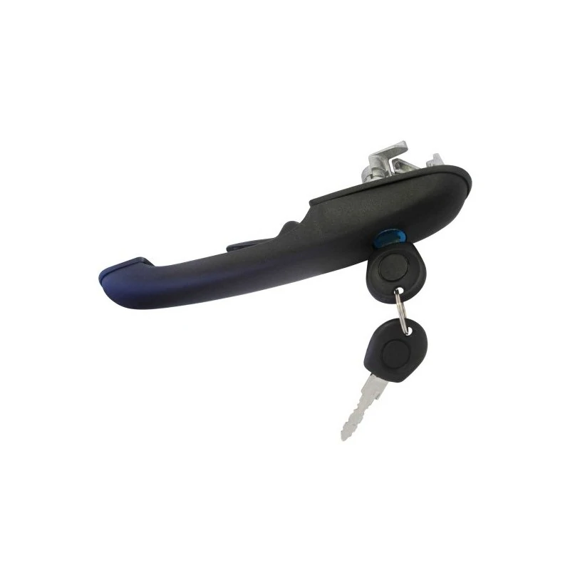 Maçaneta Externa da Porta Dianteira VOLKSWAGEN QUANTUM/SANTANA Lado Esquerdo com Chave - ORI 1261