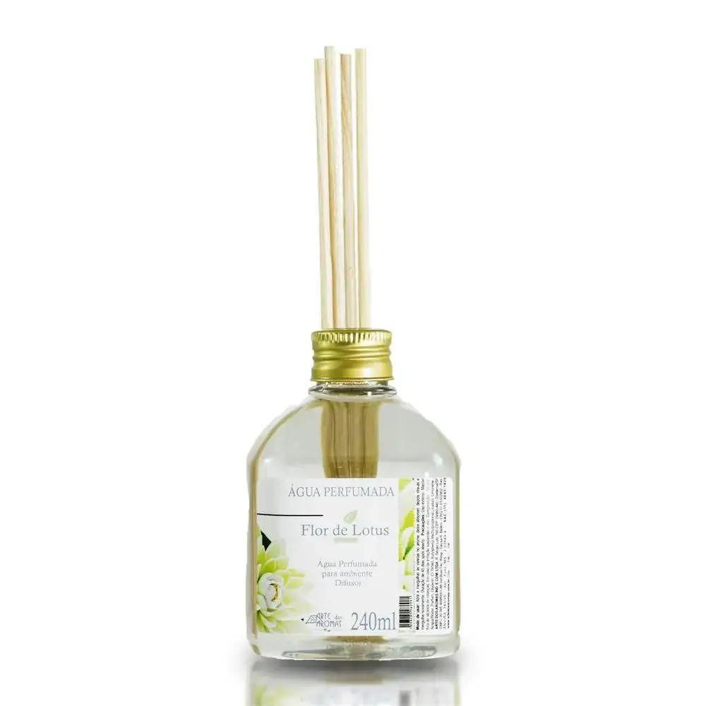 Difusor Com Sticks Flor De Lotus 240ml