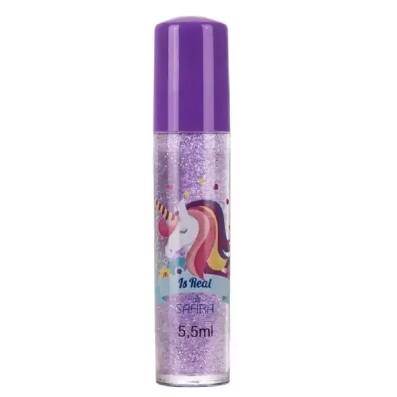 Brilho Labial Teen Linha Unicórnio Cor: Uva Safira