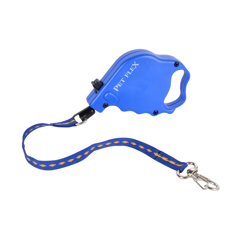 Guia Retrátil Premium Azul Pet Flex até 7kg - 3m