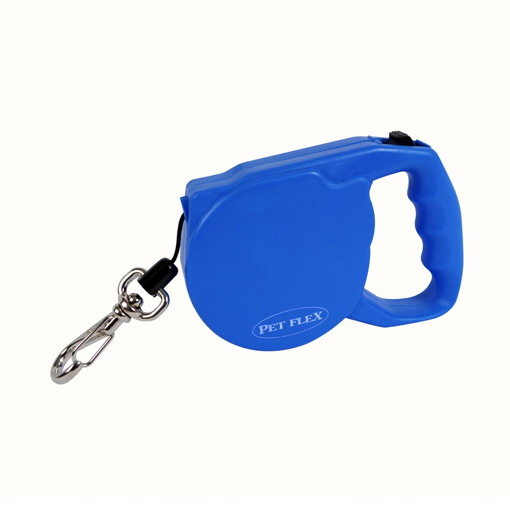 Guia Retrátil Classic Azul Pet Flex até 15kg - 3m